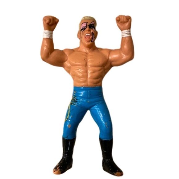 Vintage 1990 WCW wrestling STING Action Figure Galoob collectible 5 “ toy - Picture 1 of 8